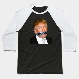 Trump Impeached Duct Tape Baseball T-Shirt